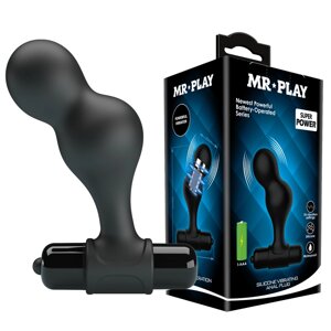 Анальна пробка з вібрацією LyBAILE MR PLAY BI-040133-MR