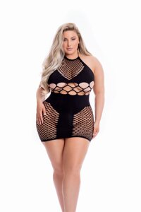 Футболка з відкритою спиною GIRL GONE BAD DRESS BLACK, PLUS SIZE в Дніпропетровській області от компании Интернет магазин Персик