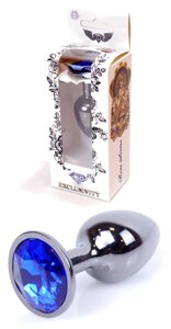 Серія Anal Plug Boss - ювелірна темна срібна штепсельна пробка Dark Blue S, BS6400032 в Дніпропетровській області от компании Интернет магазин Персик