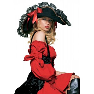 Проспект ніг Vixen Pirate Wench секс -піратський костюм, 1 об'єкт, розмір L