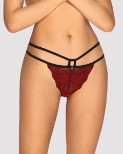 Трусики Obsessive Sugestina Bordeaux-Black L/XL в Дніпропетровській області от компании Интернет магазин Персик