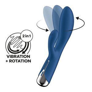 Вібратор-кролик Satisfyer Spinning Rabbit 1 Blue в Дніпропетровській області от компании Интернет магазин Персик