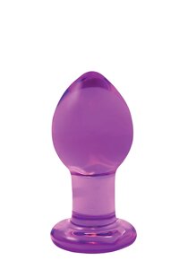 Скляна пробка ns novelties crystal medium purple