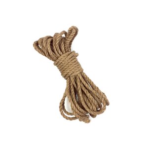 Jute мотузка BDSM 8 метрів, 6 мм, кольоровий натріл