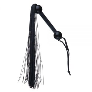 F61405 Плетка SILICONE FLOGGER WHIP BLACK