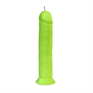 Свічка LOVE FLAME - Dildo Roma Yellow Fluor, CPS03-YELLOW