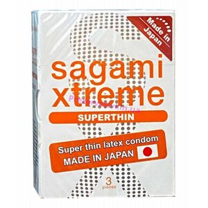 Супертонкі презервативи латексні Sagami Xtreme Superthhin 3 шт в Дніпропетровській області от компании Интернет магазин Персик