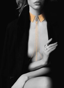 Ланцюговий комір Bijoux Indiscrets Mightique Collar - золото, ювелірні вироби для тіла