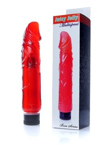 Вібратор реалістик червоний Vibrator-Juicy Jelly - Multispeed Red