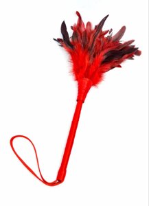 Метелочка з пір'ям бордо, червона ручка в Дніпропетровській області от компании Интернет магазин Персик