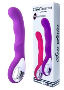 Вібратор для точки G-spot Vibrator G-spot 10 functions USB Purple