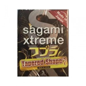 Супертонкі латексні презерватіви Sagami Xtreme Cobra 3шт