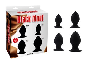 Набір анальних пробок Chisa Black Mont Fullness Anal Stuffer Set