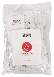 Ребристі презервативи Secura - Extra Fun, №100 в Дніпропетровській області от компании Интернет магазин Персик