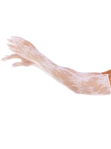 Мітенки Leg Avenue Lace Opera Length Gloves White в Дніпропетровській області от компании Интернет магазин Персик