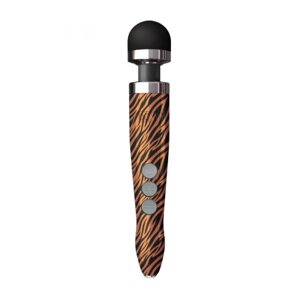 Масажер-мікрофон Doxy Die Cast 3R Wand Vibrator Tiger, тигровий