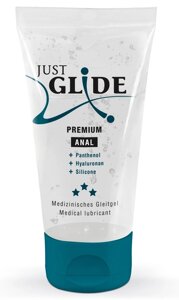 Веганська анальна мастило на силіконовій основі - Just Glide Premium Anal, 50 ml