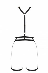 Double Denira Black XXL/XXXL - Пристрасть ексклюзивна подвійна широка