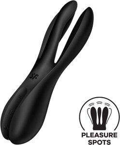 Кліторальний вібратор Satisfyer Threesome 2 Black в Дніпропетровській області от компании Интернет магазин Персик