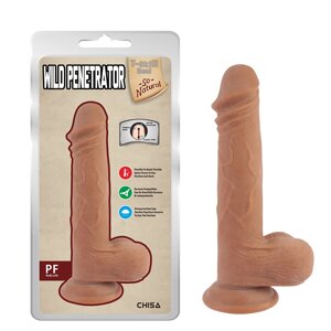 Фалоімітатор реалістичний із мошонкою на присосці Chisa T-skin ReaL Wild Penetrator, бежевий в Дніпропетровській області от компании Интернет магазин Персик