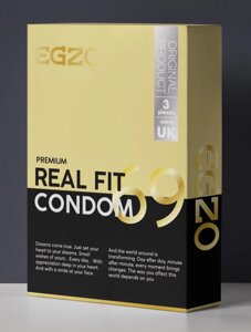 Плотнооблегающіе презервативи EGZO Real fit №3