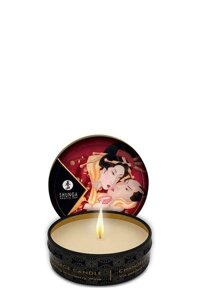 Масажна свічка MASSAGE CANDLE SPARKLING STRAWBERRY, 30 мл