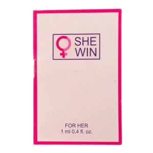 Духи з феромонами жіночі She Win, 1ml (roll-on)