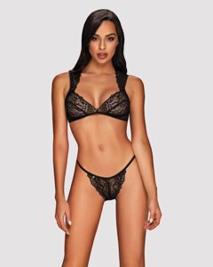 Комплект мереживної білизни Obsessive Elisetta set Black L/XL в Дніпропетровській області от компании Интернет магазин Персик