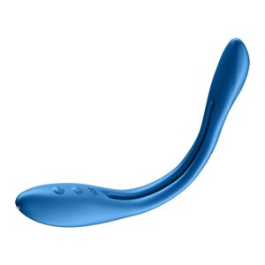 Універсальний вібратор, що гнеться (ерекційне кільце) SATISFYER ELASTIC JOY BLUE в Дніпропетровській області от компании Интернет магазин Персик