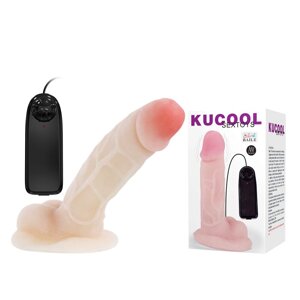 Реалістичний вібратор на присоску - KUCOOL Sextoys, BW-008009X в Дніпропетровській області от компании Интернет магазин Персик