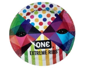 Презерватив ребристий One Extreme Ribs у різному дизайні в Дніпропетровській області от компании Интернет магазин Персик