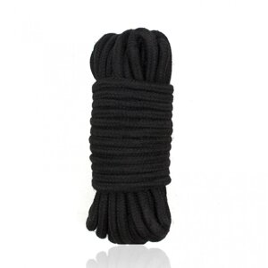 Мотузка для Шибарі, бавовна, 10 м, чорна в Дніпропетровській області от компании Интернет магазин Персик