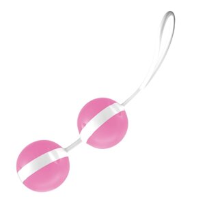 Вагінальні кульки Joydivision Joyballs Trend, рожево-білі, 3,5 см в Дніпропетровській області от компании Интернет магазин Персик