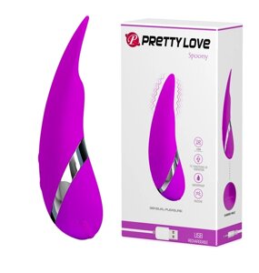 Pretty Love - Spoine Clit Stemulator, 12 вібраційних функцій, BI -014108 в Дніпропетровській області от компании Интернет магазин Персик