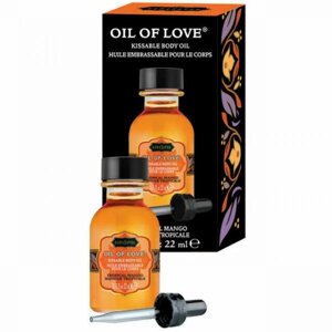 Їстівне масло для поцілунків Kamasutra OIL OF LOVE Тропічне Манго 22 мл в Дніпропетровській області от компании Интернет магазин Персик