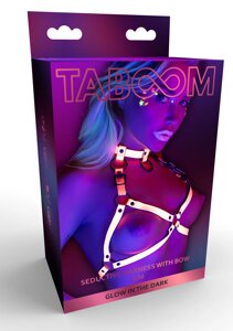 Портупея у вигляді бюстьє з відкритими чашками Taboom Glow In The Dark з функцією свічення у темряві в Дніпропетровській області от компании Интернет магазин Персик