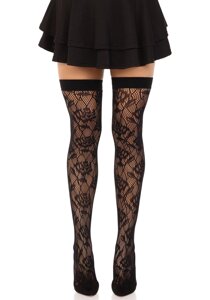 Панчохи Leg Avenue Wild rose net thigh highs One Size в Дніпропетровській області от компании Интернет магазин Персик