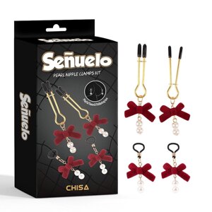 Затискачі на соски CHISA Pearl Nipple Clamps Kit-Senuelo в Дніпропетровській області от компании Интернет магазин Персик