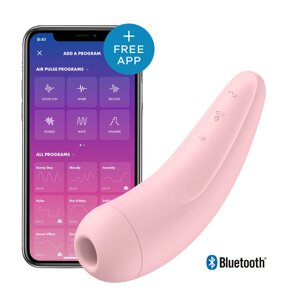 Вакуумний кліторальний стимулятор Satisfyer Curvy 2+ Pink (м'ята упаковка!!)