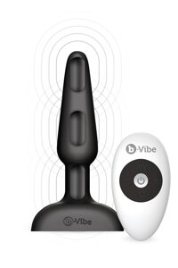 Анальна пробка з 3 моторами B-Vibe - Trio Remote Control Butt, чорна в Дніпропетровській області от компании Интернет магазин Персик