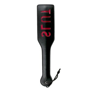 Паддл з написом Slut від Easy Toys, чорний із червоним, 33 см в Дніпропетровській області от компании Интернет магазин Персик