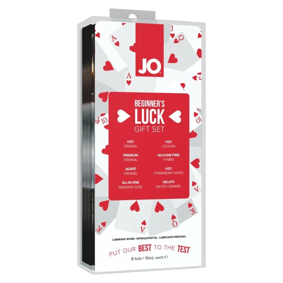 Подарунковий набір System JO Beginner's Luck - Gift Set (8 x 10 мл) від компанії Інтернет магазин Персик - фото 1