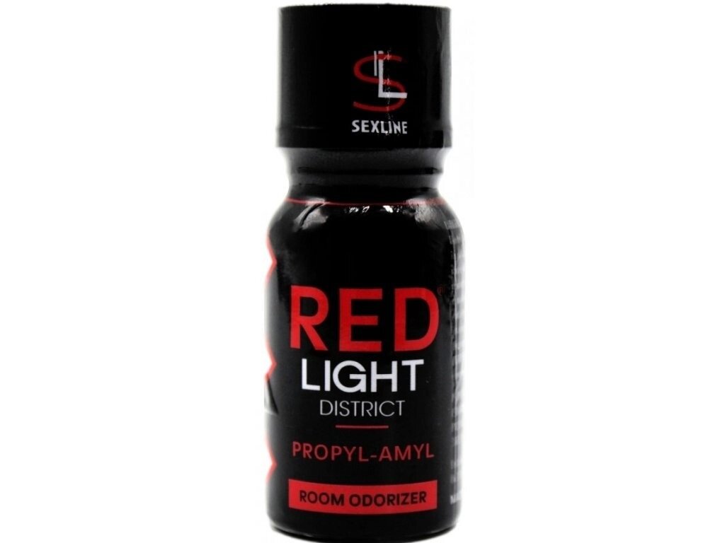 Попперс Квартал червоних ліхтарів red light district propyl-amyl 15 ml від компанії Інтернет магазин Персик - фото 1
