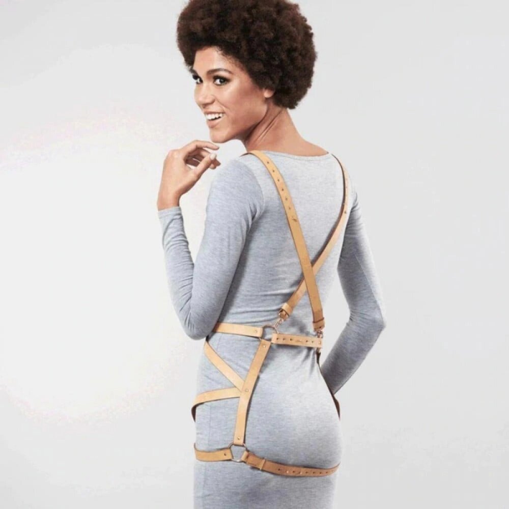 Портупея жіноча Arrow Dress Harness бежева, One Size від компанії Інтернет магазин Персик - фото 1