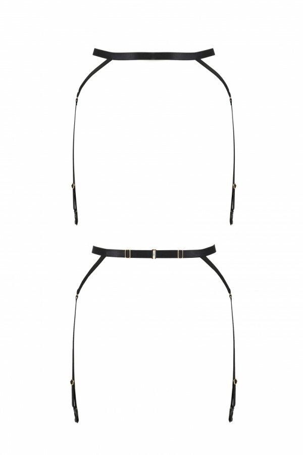 Пояс-стрепи з підв'язками для панчіх MEGGY GARTER BELT black L / XL - Passion Exclusive від компанії Інтернет магазин Персик - фото 1