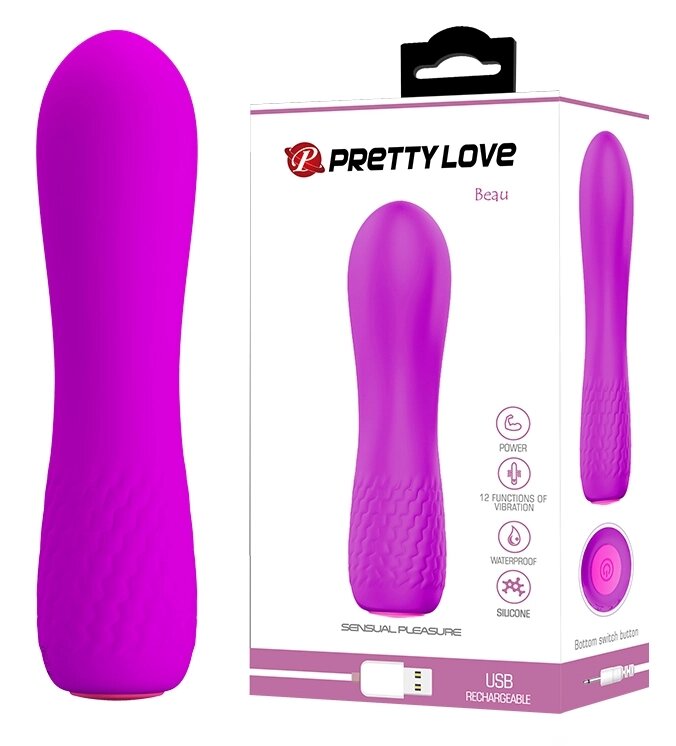 Pretty Love Vibrator-Beau, BI-014546-1 від компанії Інтернет магазин Персик - фото 1