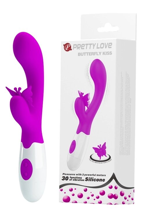 Pretty Love Vibrator - KISS метелика, BI -014927 від компанії Інтернет магазин Персик - фото 1