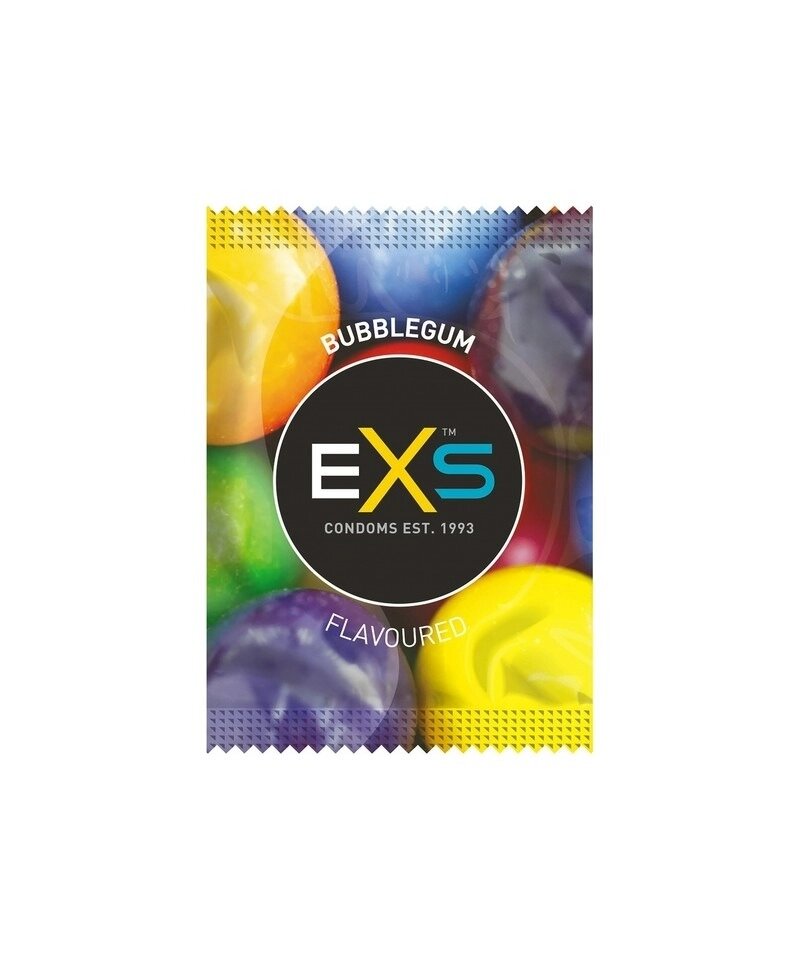 Презерватив EXS із смаком жувальної гумки Bubblegum, за 5 шт від компанії Інтернет магазин Персик - фото 1
