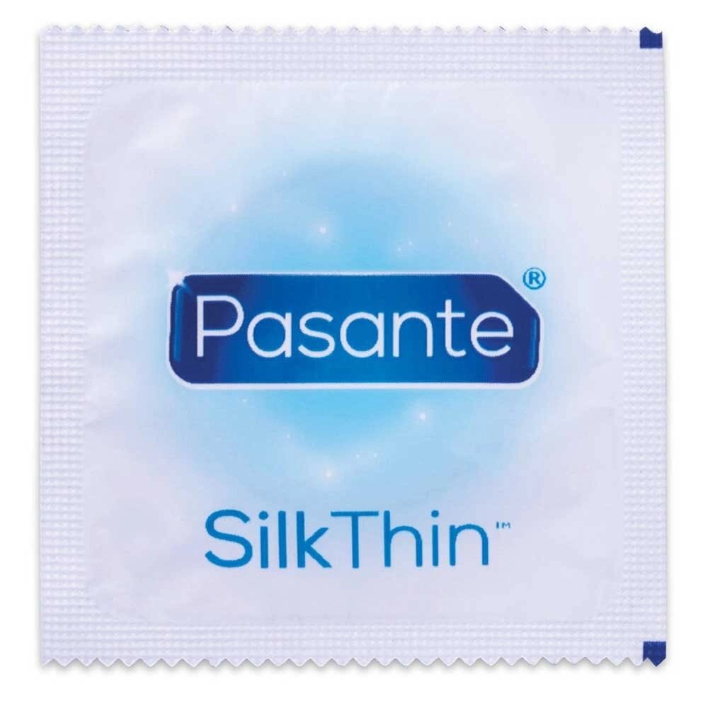 Презерватив Pasante Silk Thin Condoms 53мм (ціна за 6 штук) від компанії Інтернет магазин Персик - фото 1