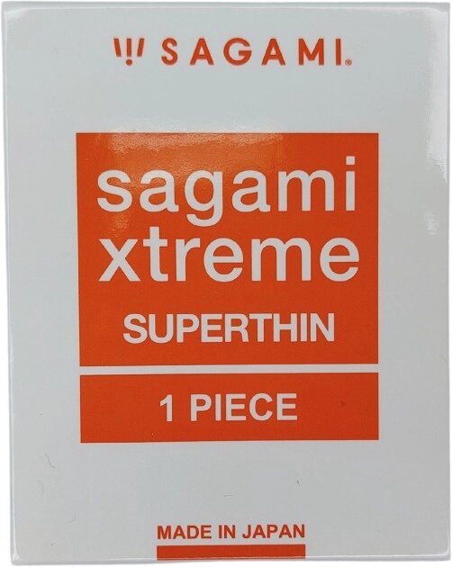 Презерватив. Sagami Xtreme Superthin 1 шт від компанії Інтернет магазин Персик - фото 1